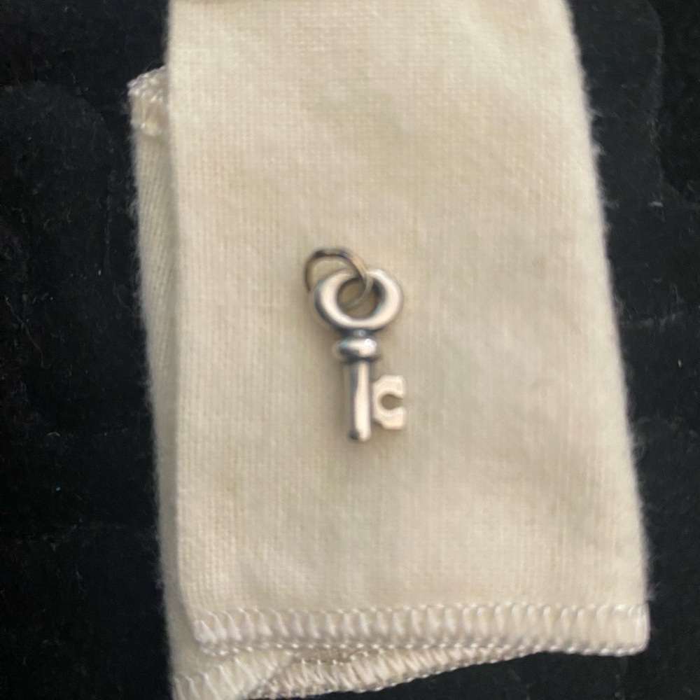 James Avery Silver Key Charm